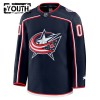 Columbus Blue Jackets Fanatics Premium Custom 2024-25 Heim Navy Trikot - Kinder